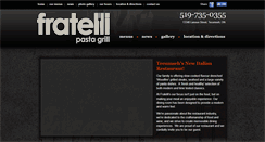 Desktop Screenshot of fratellipastagrill.com